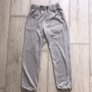 grey sweatpants